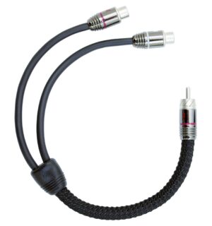Adaptor Y Stage3 2x RCA M – 1x RCA T 4CONNECT